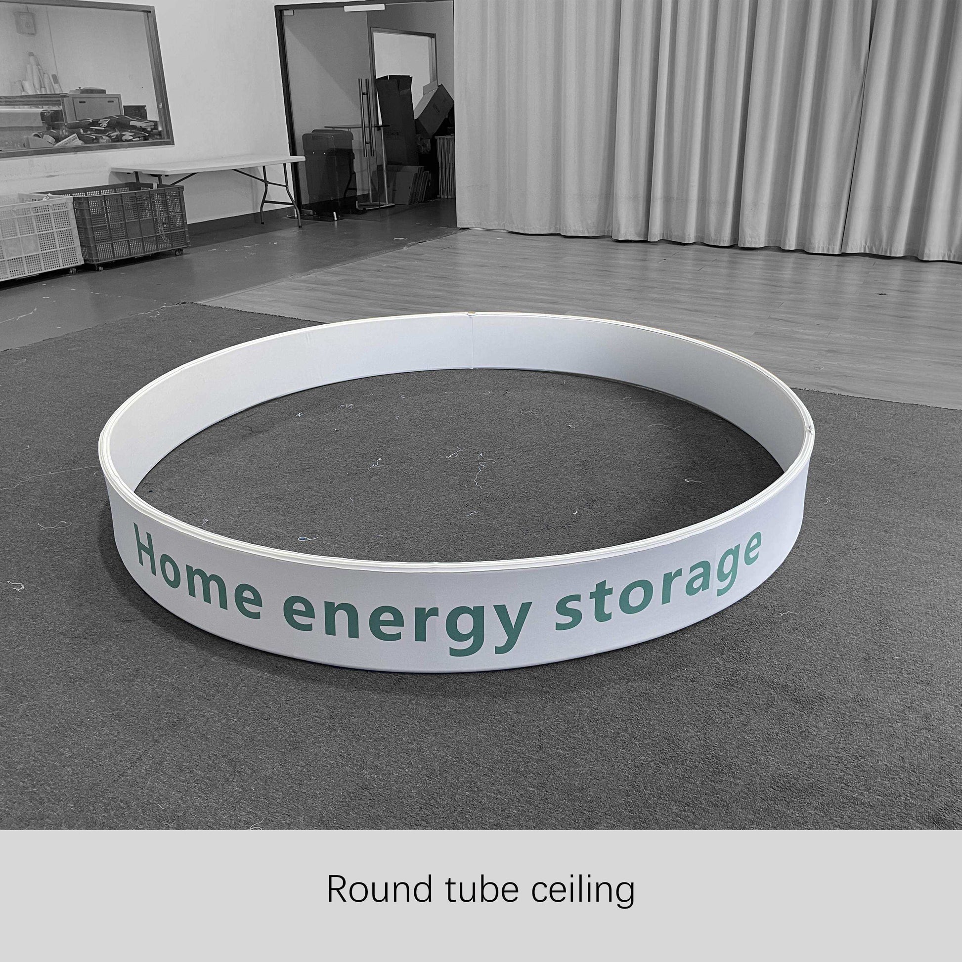 Polyester Sky Circle Ceiling Banner – Reusable Trade Show Hanging Sign – View 4