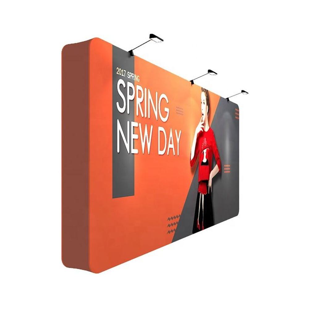 Pillowcase Tension Fabric Backdrop – Portable Trade Show Display – Style 05 – View 2