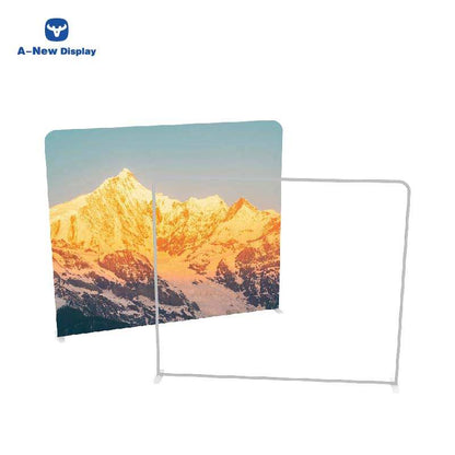 Double-Sided Tension Fabric Backdrop – Trade Show Display Stand – Style 15 – Tension Fabric Display