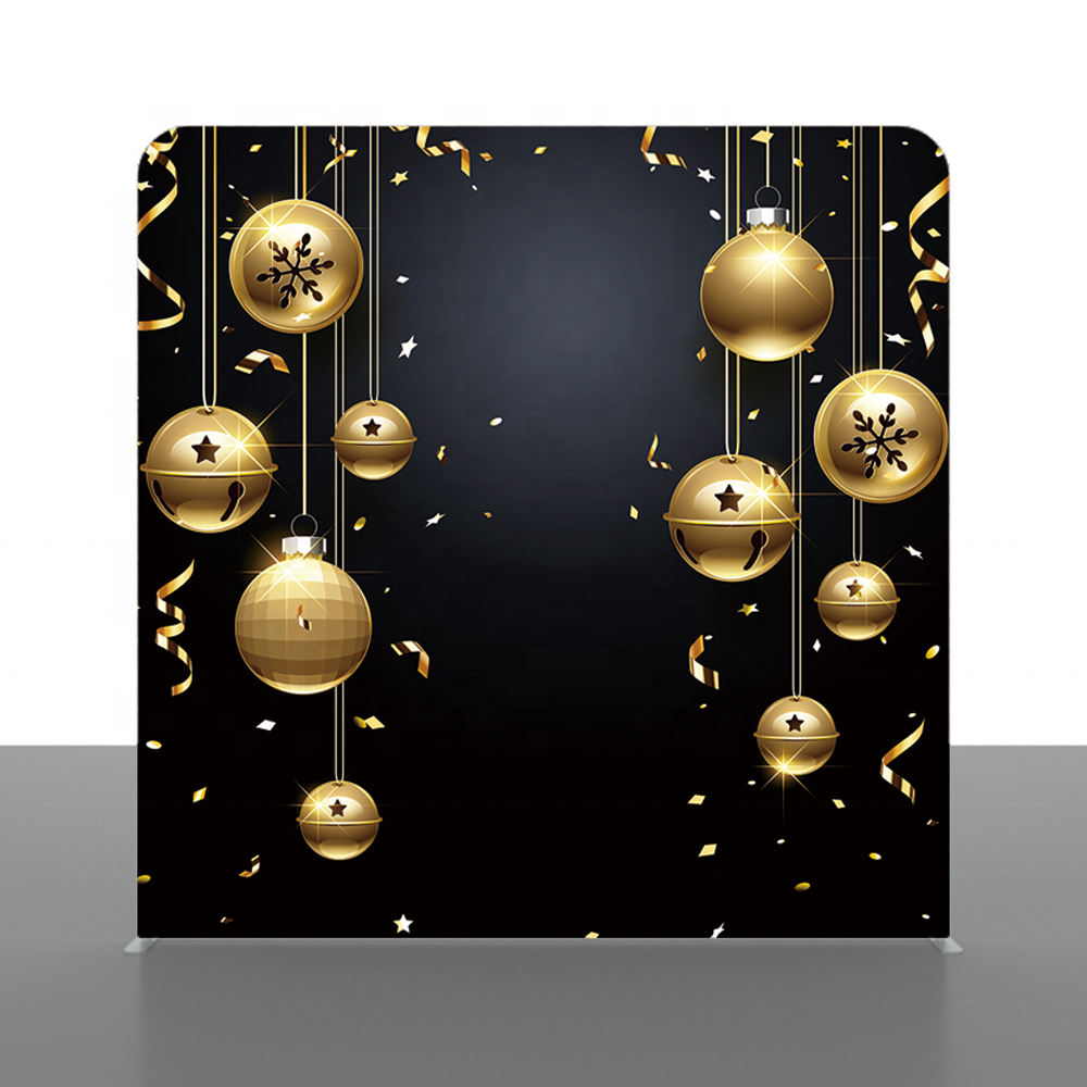 Straight Tension Fabric Display Wall – Custom Printed Trade Show Backdrop – Style 32 – View 3