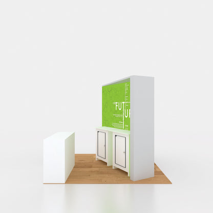 10x10ft (3x3m) Exhibition Booth – Style 079 | ASM Exhibits – View 3