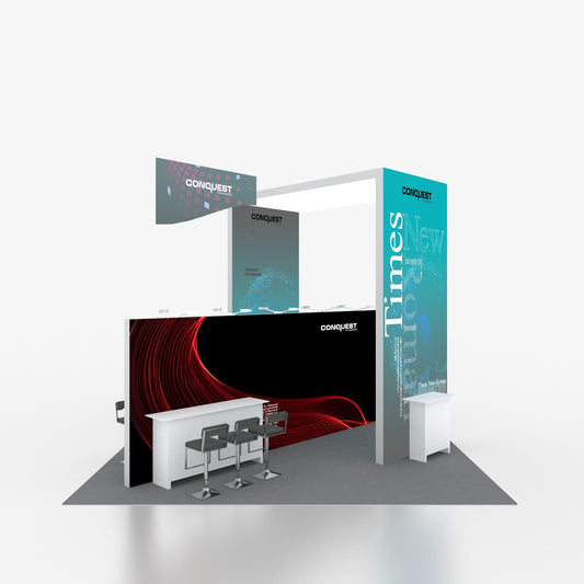 20x20ft (6x6m) Exhibition Booth – Style 012 | ASM Exhibits – View 2