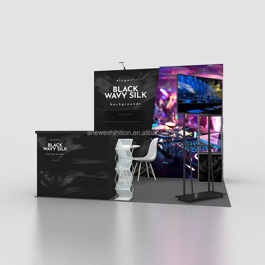 10x10ft (3x3m) Exhibition Booth – Style 046 | ASM Exhibits – Trade Show Exhibition Booth