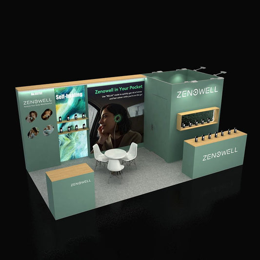 10x20ft (3x6m) Exhibition Booth – Style 007 | ASM Exhibits – Trade Show Exhibition Booth