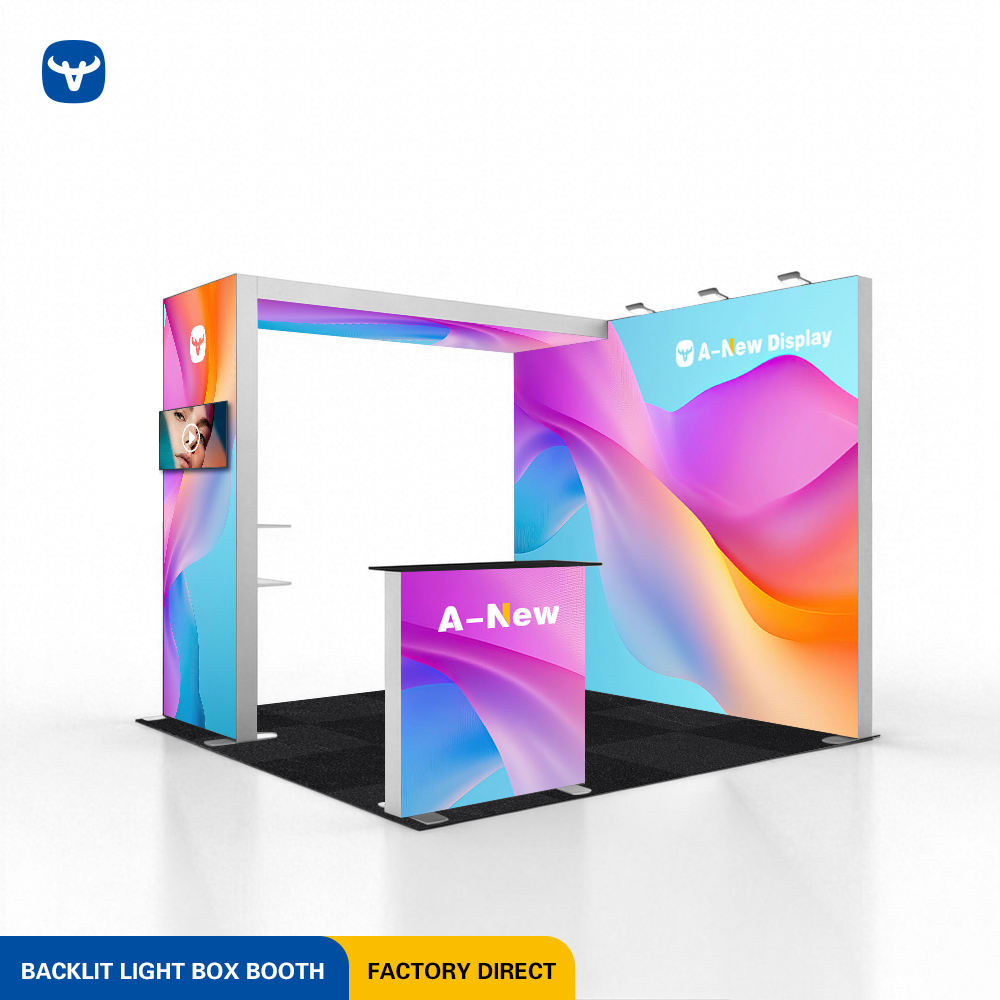 10x10ft (3x3m) Exhibition Booth – Style 001 | ASM Exhibits – View 3