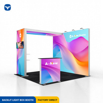 10x10ft (3x3m) Exhibition Booth – Style 001 | ASM Exhibits – View 3