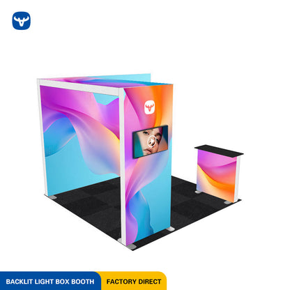 10x10ft (3x3m) Exhibition Booth – Style 001 | ASM Exhibits – Trade Show Exhibition Booth