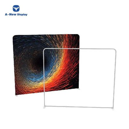 Large Exhibition Booth Display – 10x10 to 20x20ft Tension Fabric – Style 73 – Tension Fabric Display