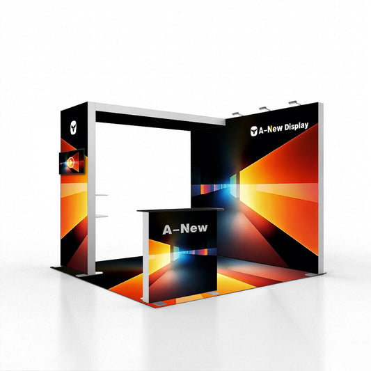 10x10ft (3x3m) Exhibition Booth – Style 020 | ASM Exhibits – View 2