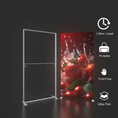 Large SEG LED Light Box 3x2.5m – Trade Show Backdrop – Style 120 – View 2