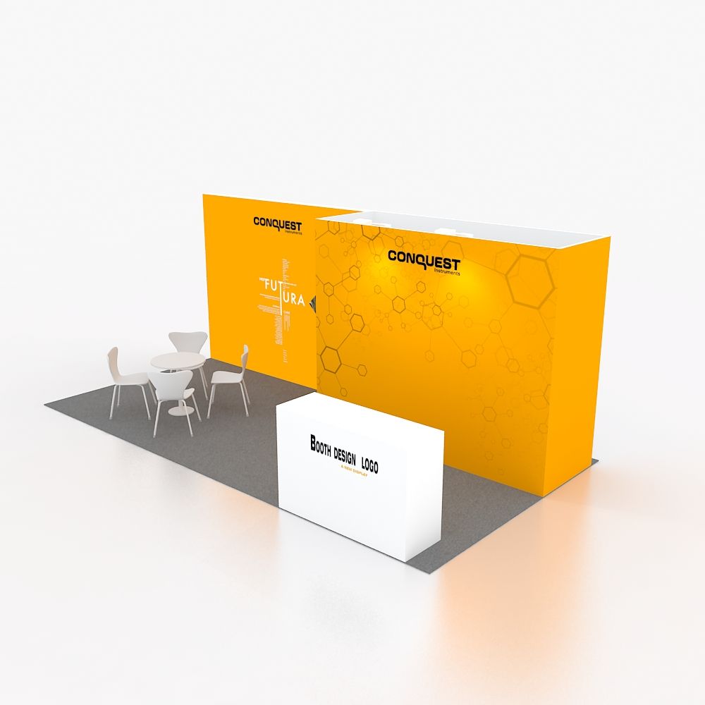 10x20ft (3x6m) Exhibition Booth – Style 022 | ASM Exhibits – View 4