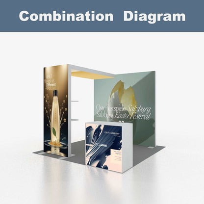 SEG Double-Sided LED Light Box Counter – Style 61 | ASM Exhibits – View 4