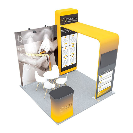 10x10ft (3x3m) Exhibition Booth – Style 039 | ASM Exhibits – Trade Show Exhibition Booth