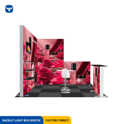 10x10ft (3x3m) Exhibition Booth – Style 010 | ASM Exhibits – View 3