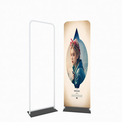 Double-Sided Tension Fabric Backdrop – Trade Show Display Stand – Style 21 – View 2