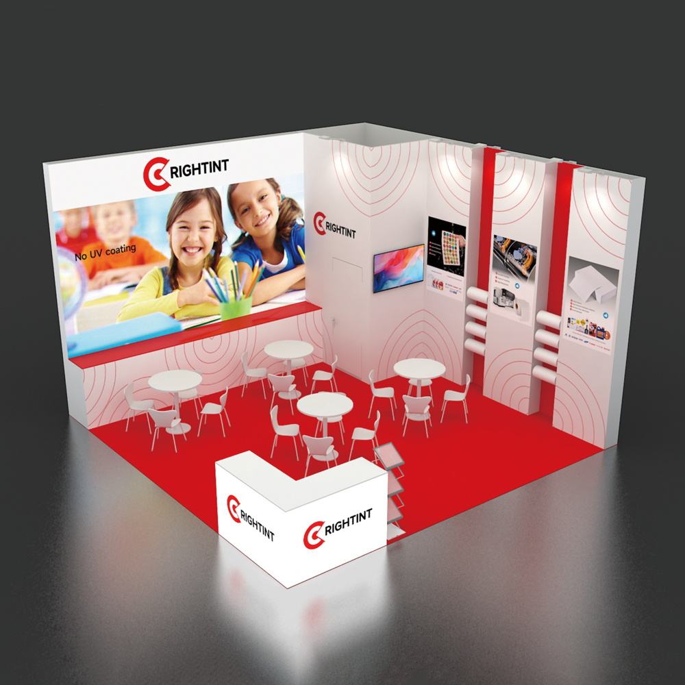 20x20ft (6x6m) Exhibition Booth – Style 003 | ASM Exhibits – Trade Show Exhibition Booth