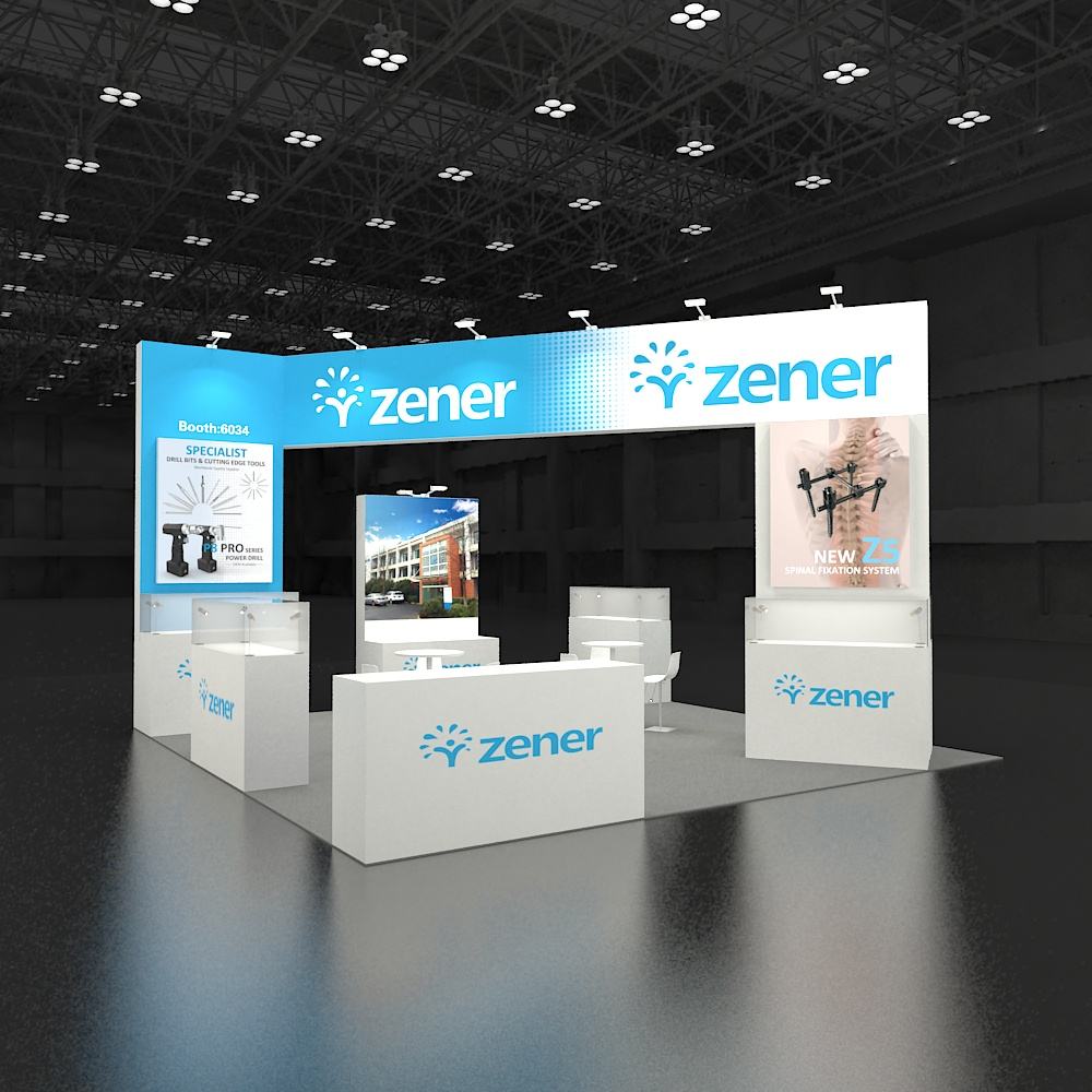 10x10ft (3x3m) Exhibition Booth – Style 060 | ASM Exhibits – View 3