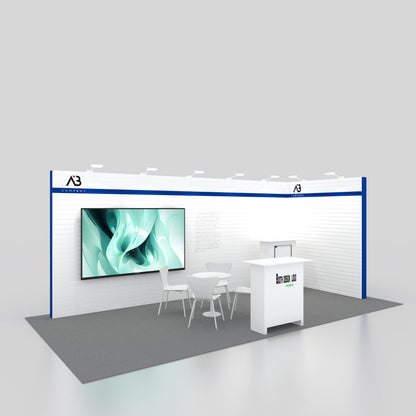 10x10ft (3x3m) Exhibition Booth – Style 070 | ASM Exhibits – Trade Show Exhibition Booth