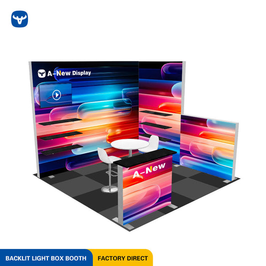 10x10ft (3x3m) Exhibition Booth – Style 006 | ASM Exhibits – View 2