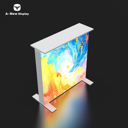 120mm SEG Aluminum Exhibition Desk – Style 11 | ASM Exhibits – Trade Show Reception Desk