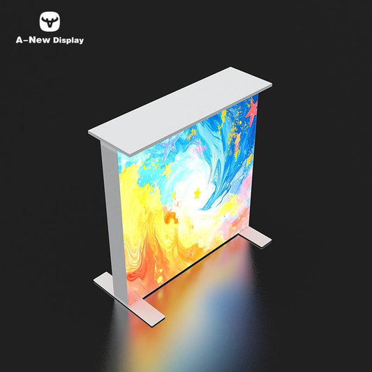 120mm SEG Aluminum Exhibition Desk – Style 11 | ASM Exhibits – Trade Show Reception Desk