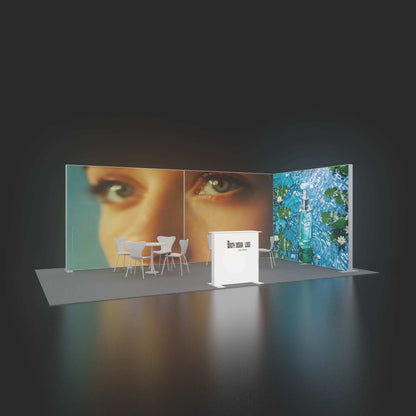 Large SEG LED Light Box 3x2.5m – Trade Show Backdrop – Style 217 – View 2