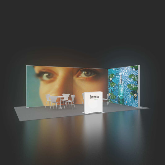 Large SEG LED Light Box 3x2.5m – Trade Show Backdrop – Style 217 – View 2