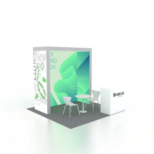 10x10ft (3x3m) Exhibition Booth – Style 054 | ASM Exhibits – Trade Show Exhibition Booth