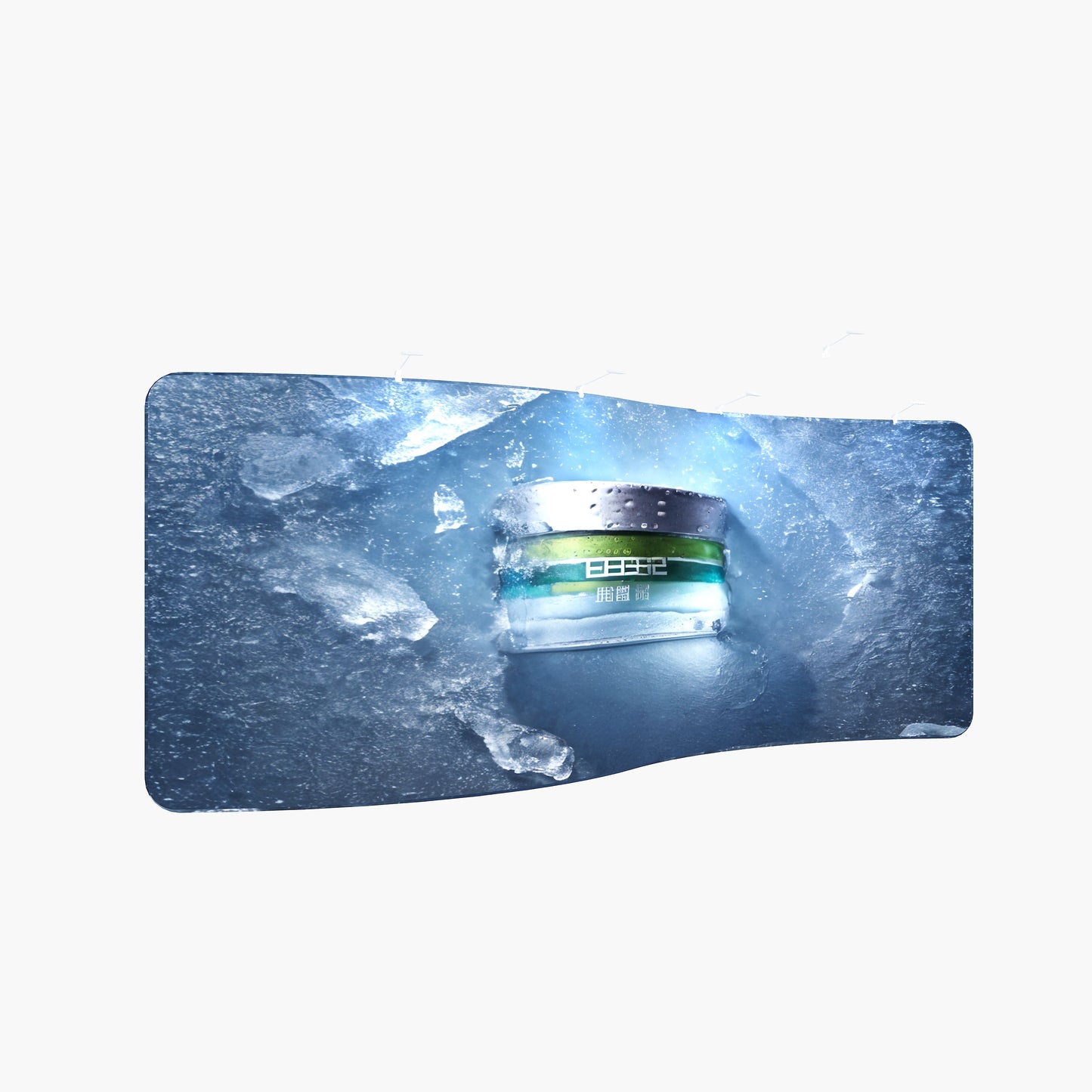 Double-Sided Tension Fabric Backdrop – Trade Show Display Stand – Style 09 – View 3