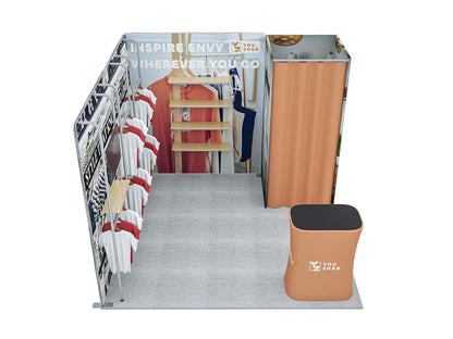 10x20ft (3x6m) Exhibition Booth – Style 018 | ASM Exhibits – View 3