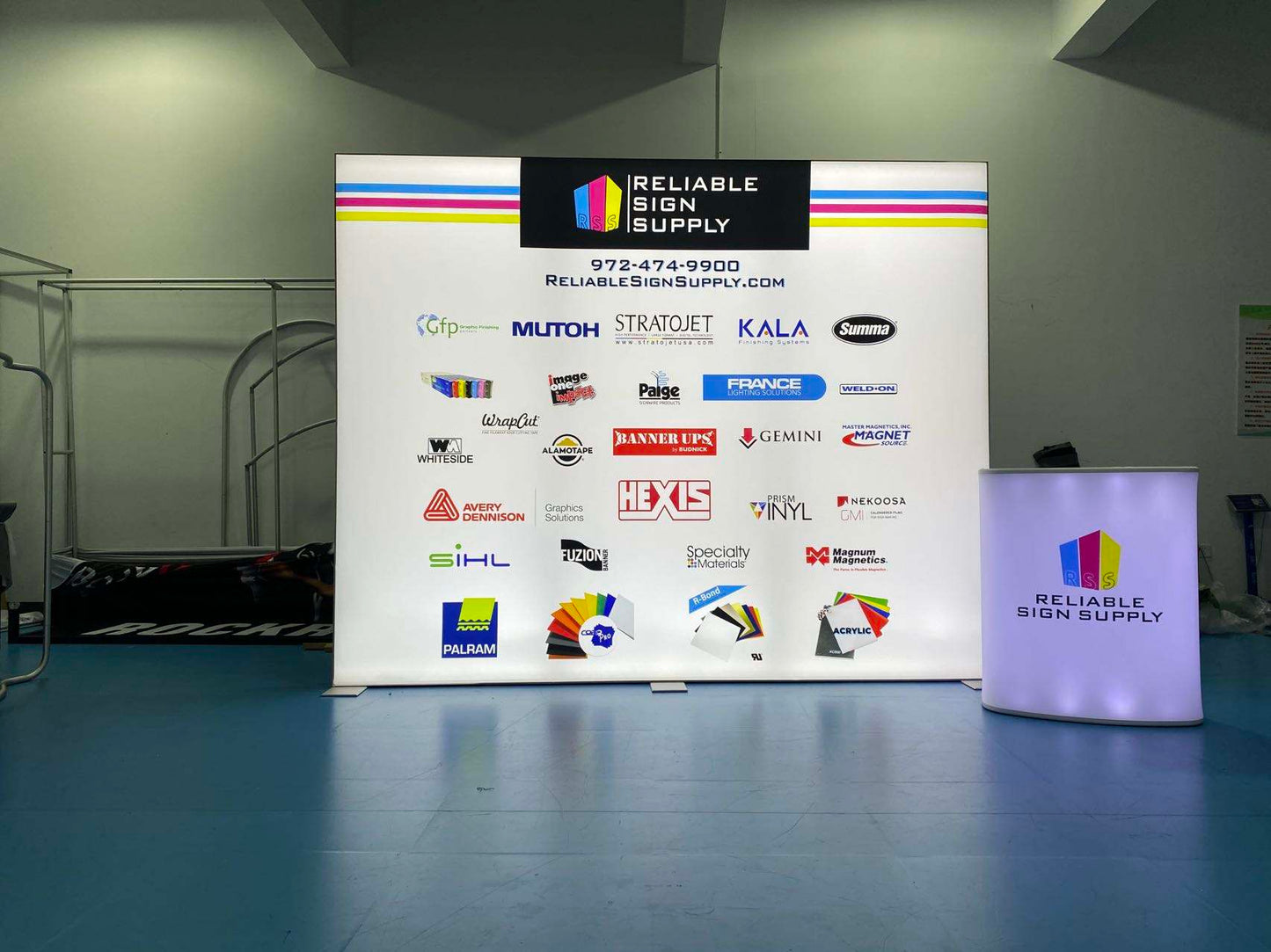 Large SEG LED Light Box 3x2.5m – Trade Show Backdrop – Style 205 – View 6