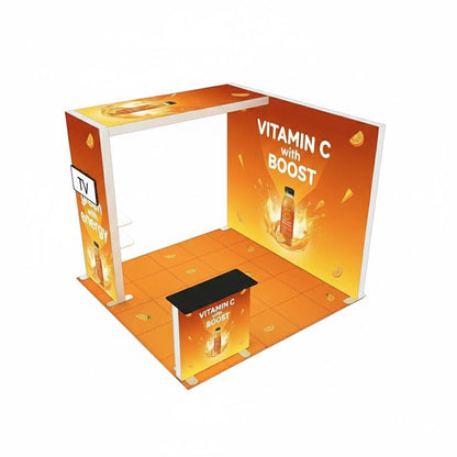 10x10ft (3x3m) Exhibition Booth – Style 027 | ASM Exhibits – View 3