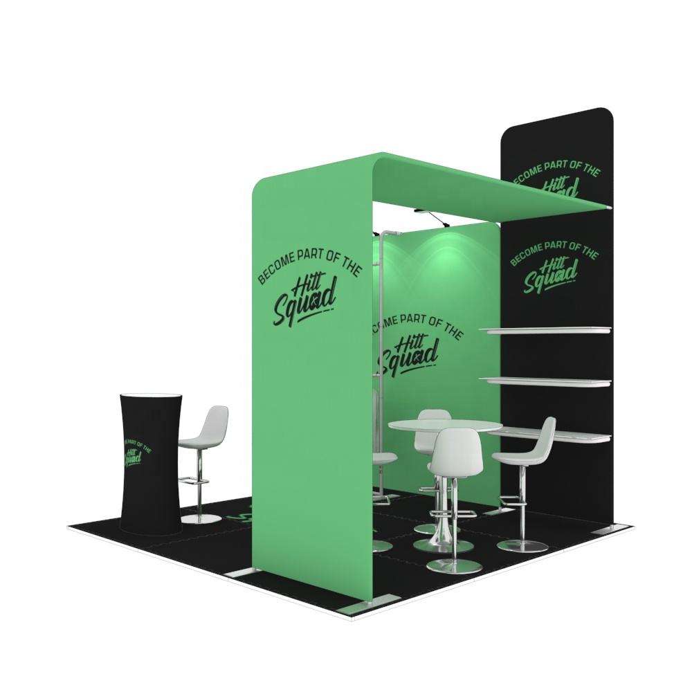 10x10ft (3x3m) Exhibition Booth – Style 050 | ASM Exhibits – View 2