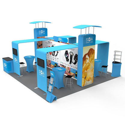20x20ft (6x6m) Exhibition Booth – Style 006 | ASM Exhibits – View 5