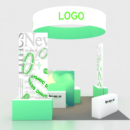 20x20ft (6x6m) Exhibition Booth – Style 010 | ASM Exhibits – View 5