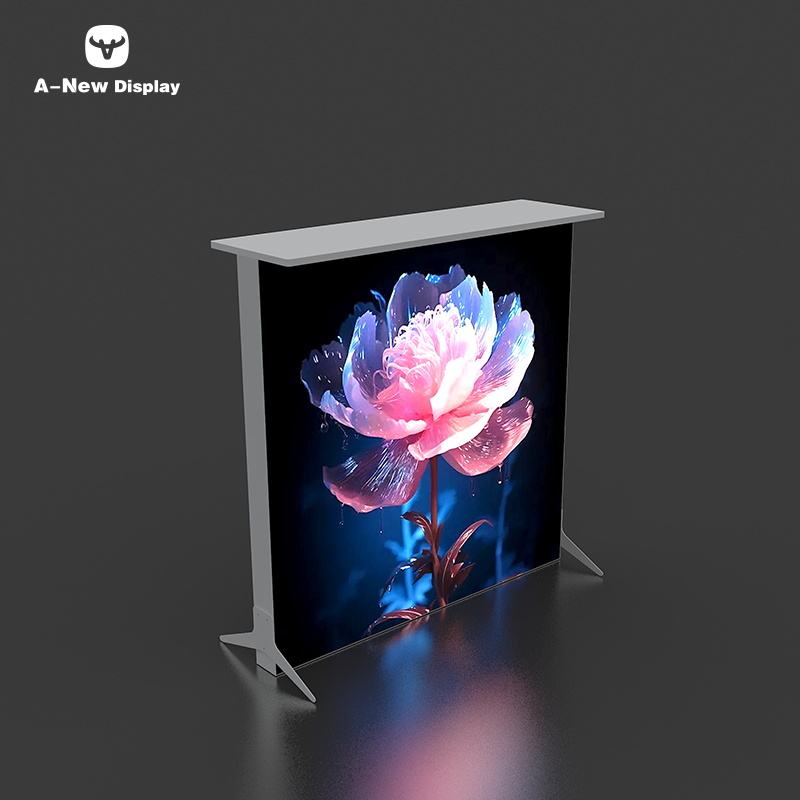 80mm Aluminum LED Reception Desk – Style 05 | ASM Exhibits – Trade Show Reception Desk