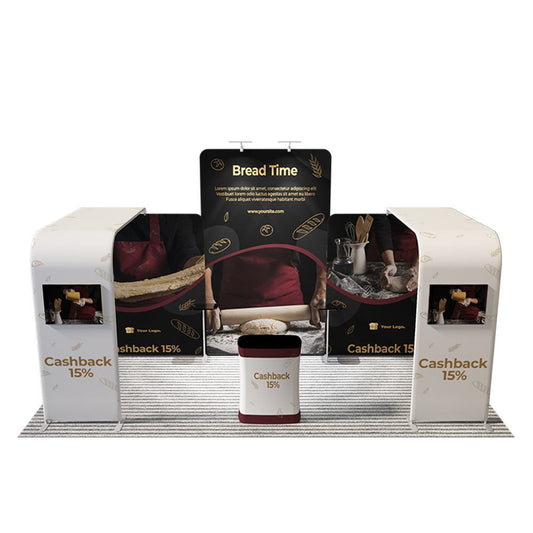 10x20ft (3x6m) Exhibition Booth – Style 014 | ASM Exhibits – View 2