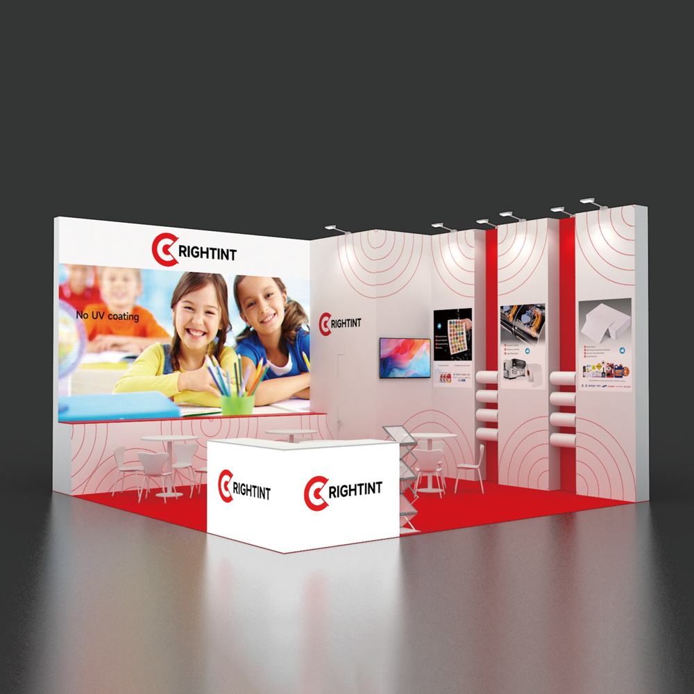 20x20ft (6x6m) Exhibition Booth – Style 003 | ASM Exhibits – View 3