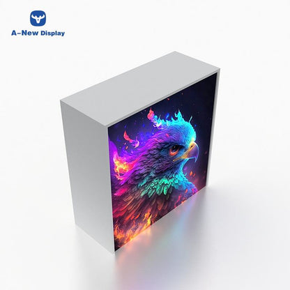 Portable Aluminum LED Reception Desk – Style 68 | ASM Exhibits – Trade Show Reception Desk