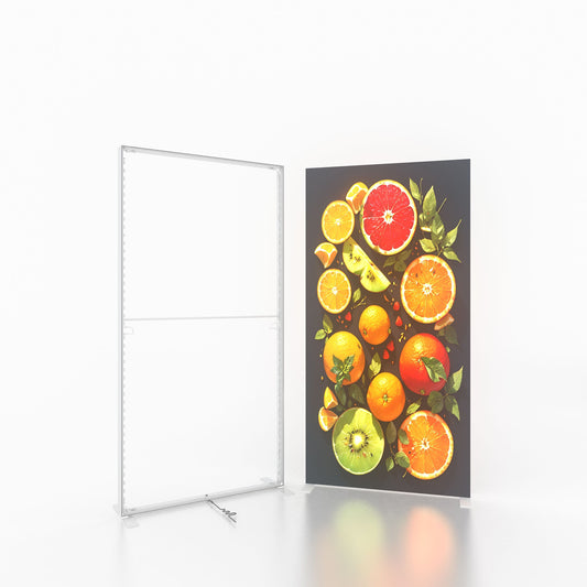 Large SEG LED Light Box 3x2.5m – Trade Show Backdrop – Style 052 – SEG LED Light Box
