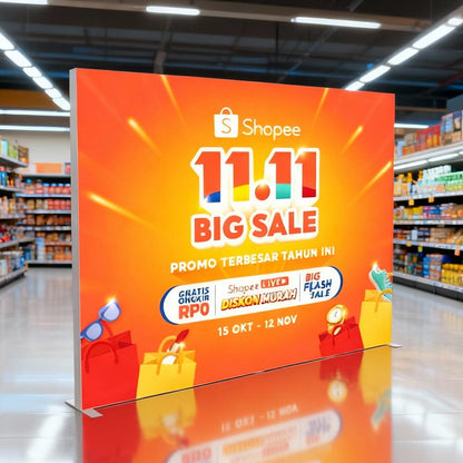 Large SEG LED Light Box 3x2.5m – Trade Show Backdrop – Style 038 – View 3