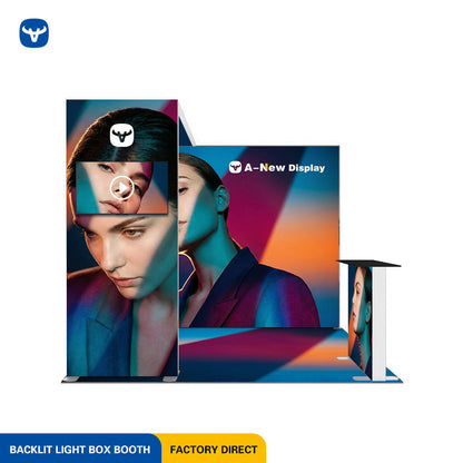 10x10ft (3x3m) Exhibition Booth – Style 002 | ASM Exhibits – View 3