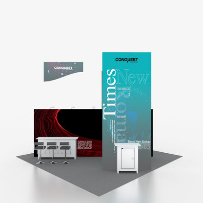 20x20ft (6x6m) Exhibition Booth – Style 011 | ASM Exhibits – View 4