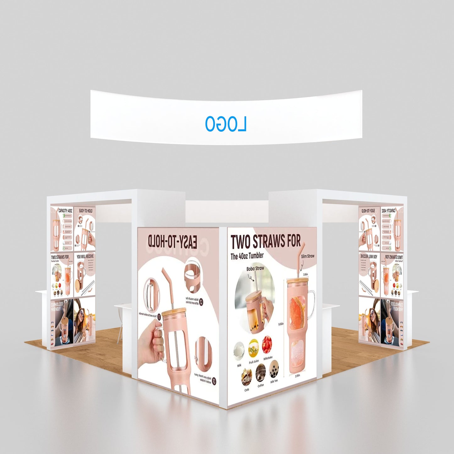 10x10ft (3x3m) Exhibition Booth – Style 062 | ASM Exhibits – View 5