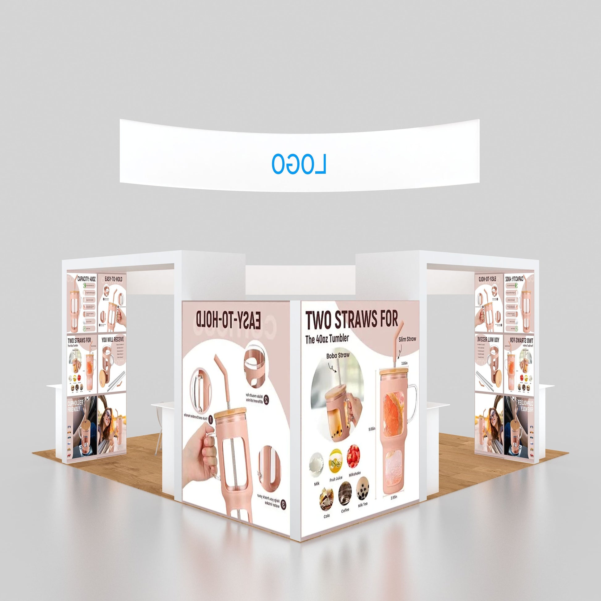10x10ft (3x3m) Exhibition Booth – Style 062 | ASM Exhibits – View 5