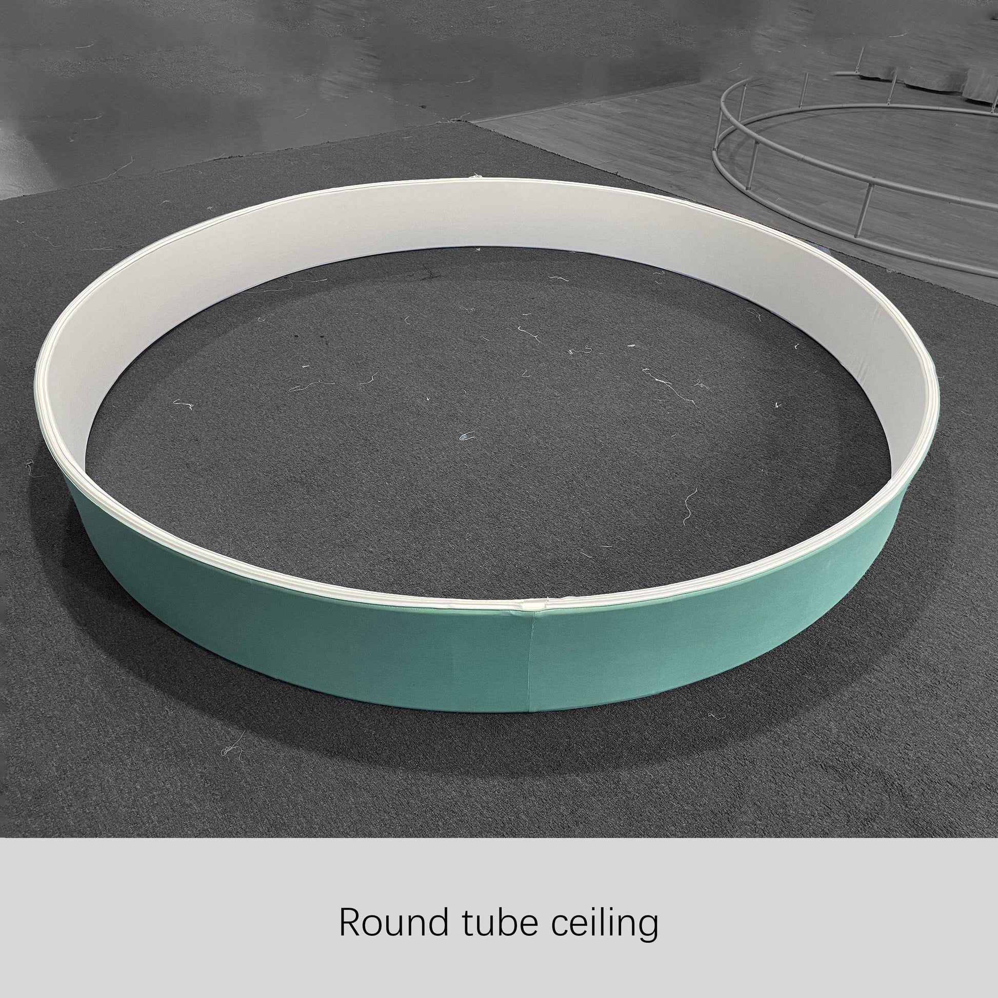 Polyester Sky Circle Ceiling Banner – Reusable Trade Show Hanging Sign – View 6