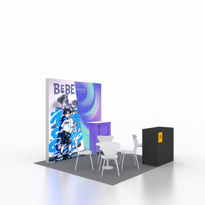 10x10ft (3x3m) Exhibition Booth – Style 058 | ASM Exhibits – View 2