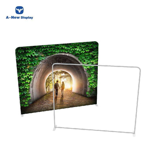 EZ Tube Tension Fabric Banner Stand – Portable Trade Show Display – Style 76 – Tension Fabric Display
