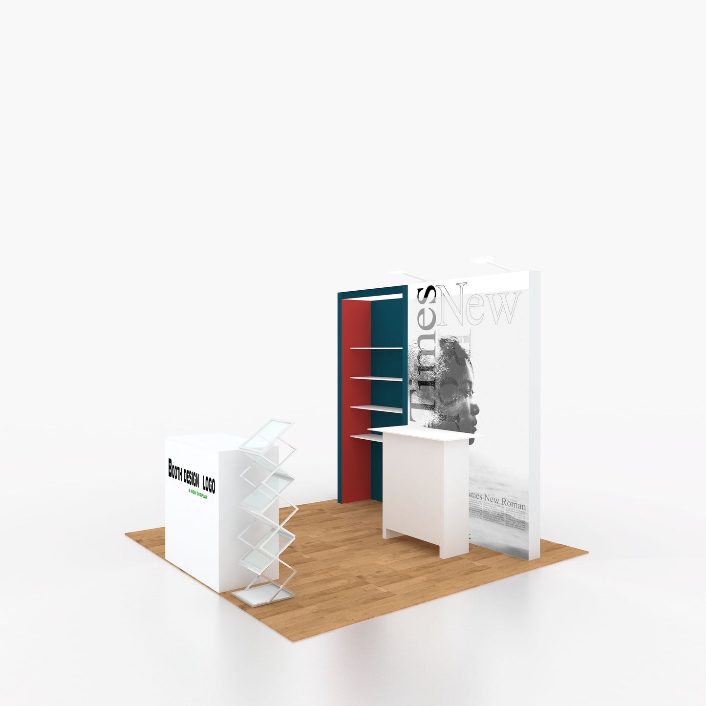 10x10ft (3x3m) Exhibition Booth – Style 068 | ASM Exhibits – View 4