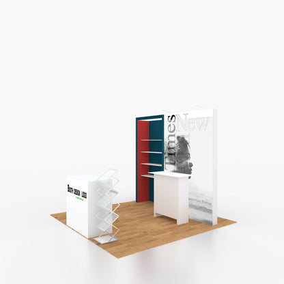 10x10ft (3x3m) Exhibition Booth – Style 068 | ASM Exhibits – View 4